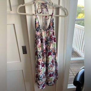Roxy Vibrant Floral Dress/Beach Cover Up